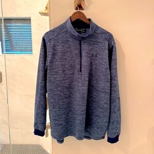 Men’s half zip Under Armor fleece lined XL